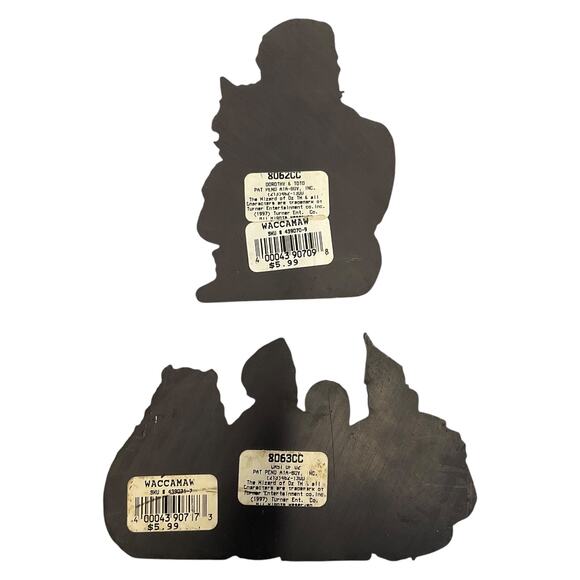 Wizard of Oz Cast 2 Acrylic Magnets 1997 Turner Movie Memorabilia Wicked - Picture 5 of 5